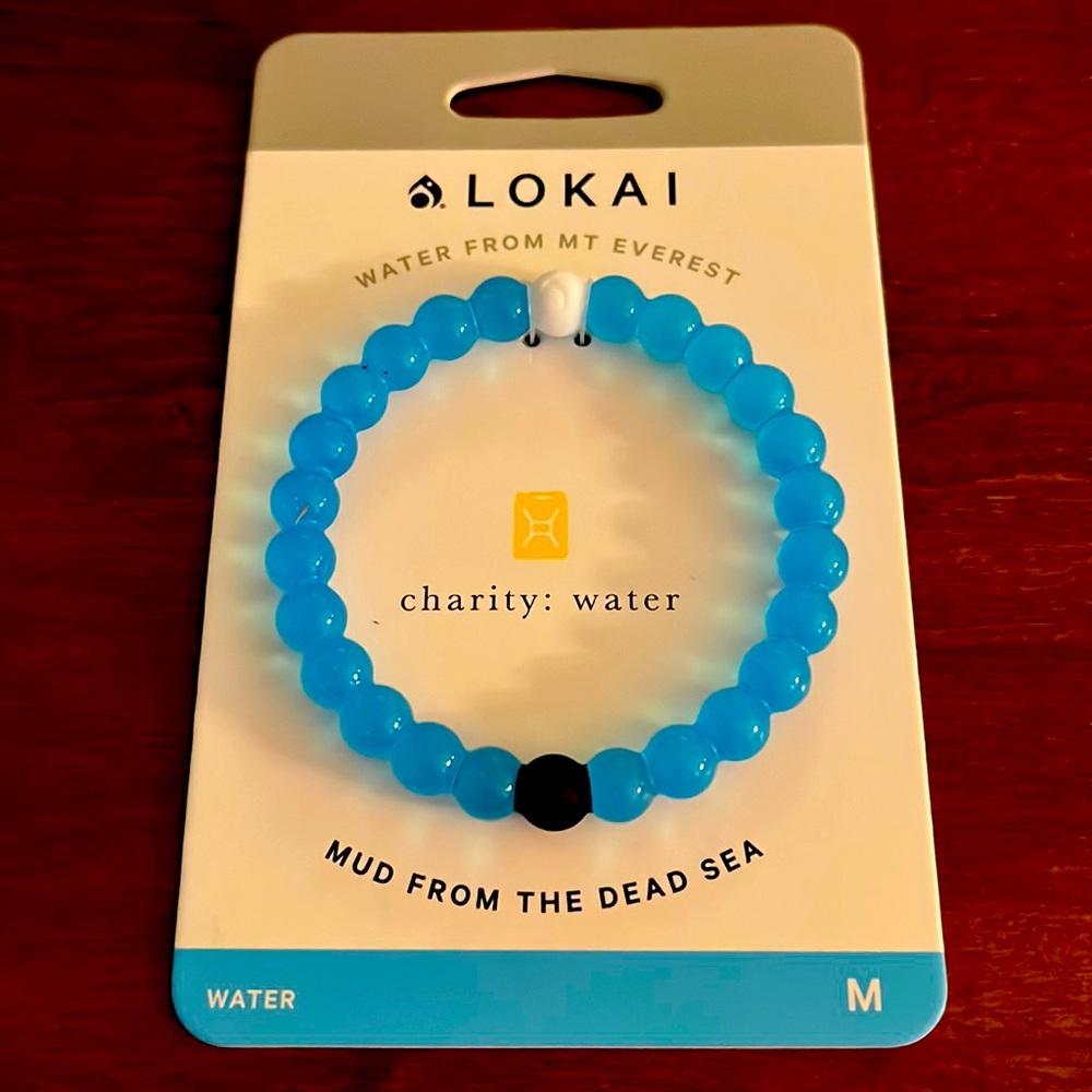 Lokai Charity : Water Bracelet Size M NWT